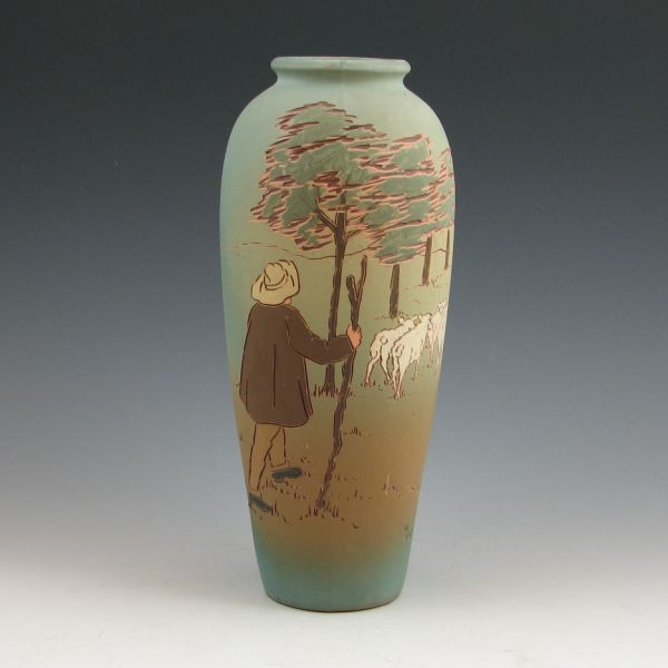 Weller Dickensware vase featuring