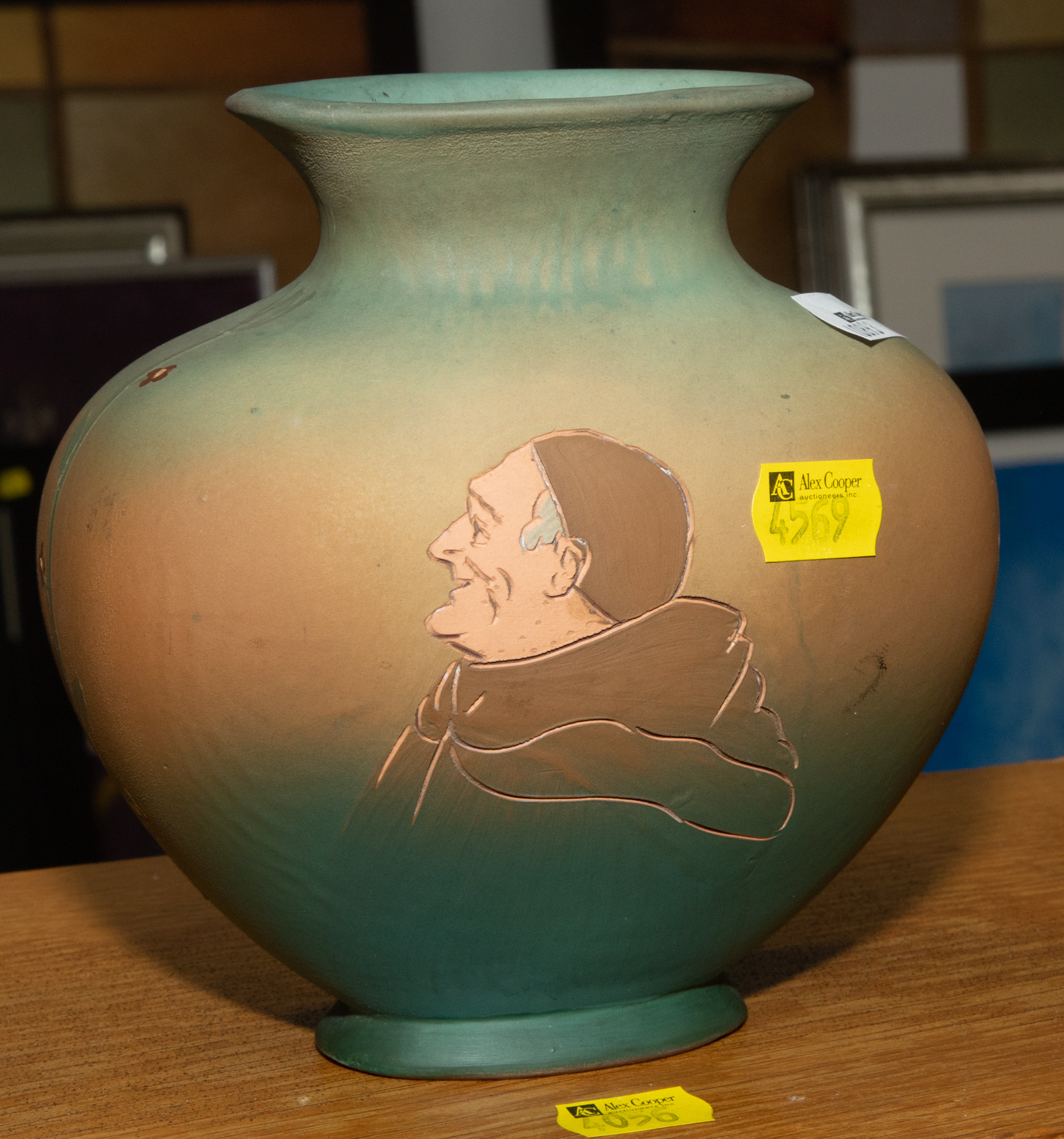 WELLER DICKENSWARE VASE Pattern 592