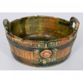 Weller Flemish Handled Pot Ame