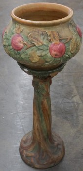 WELLER GLAZED POTTERY JARDINIE