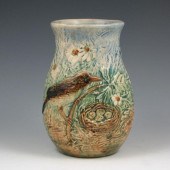 Weller Glendale vase depicting