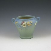 Weller Hudson handled vase wit
