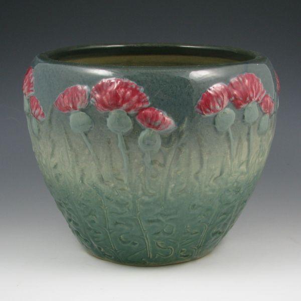 Weller jardiniere with thistle