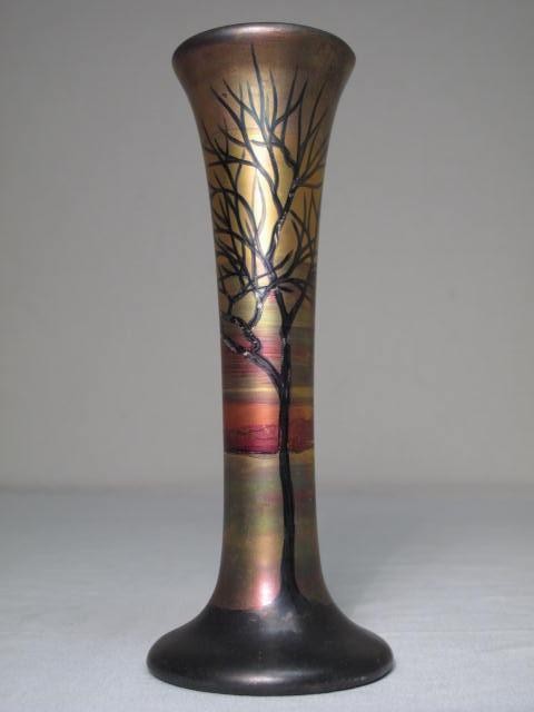 Weller Lasa bud vase. Measures 7