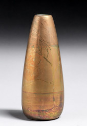 WELLER LASA IRIDESCENT VASE C1