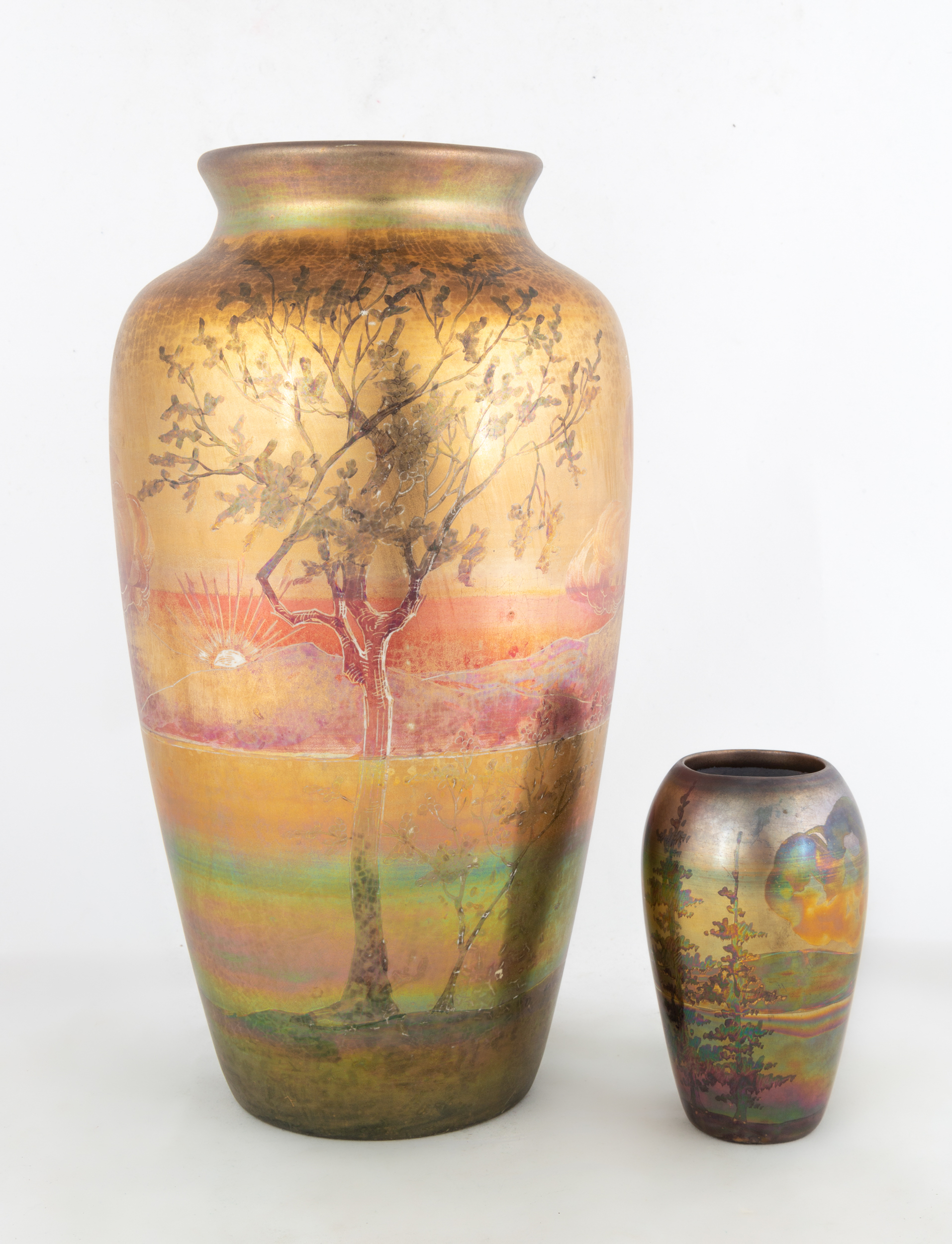 WELLER LESALLE ART POTTERY VASES