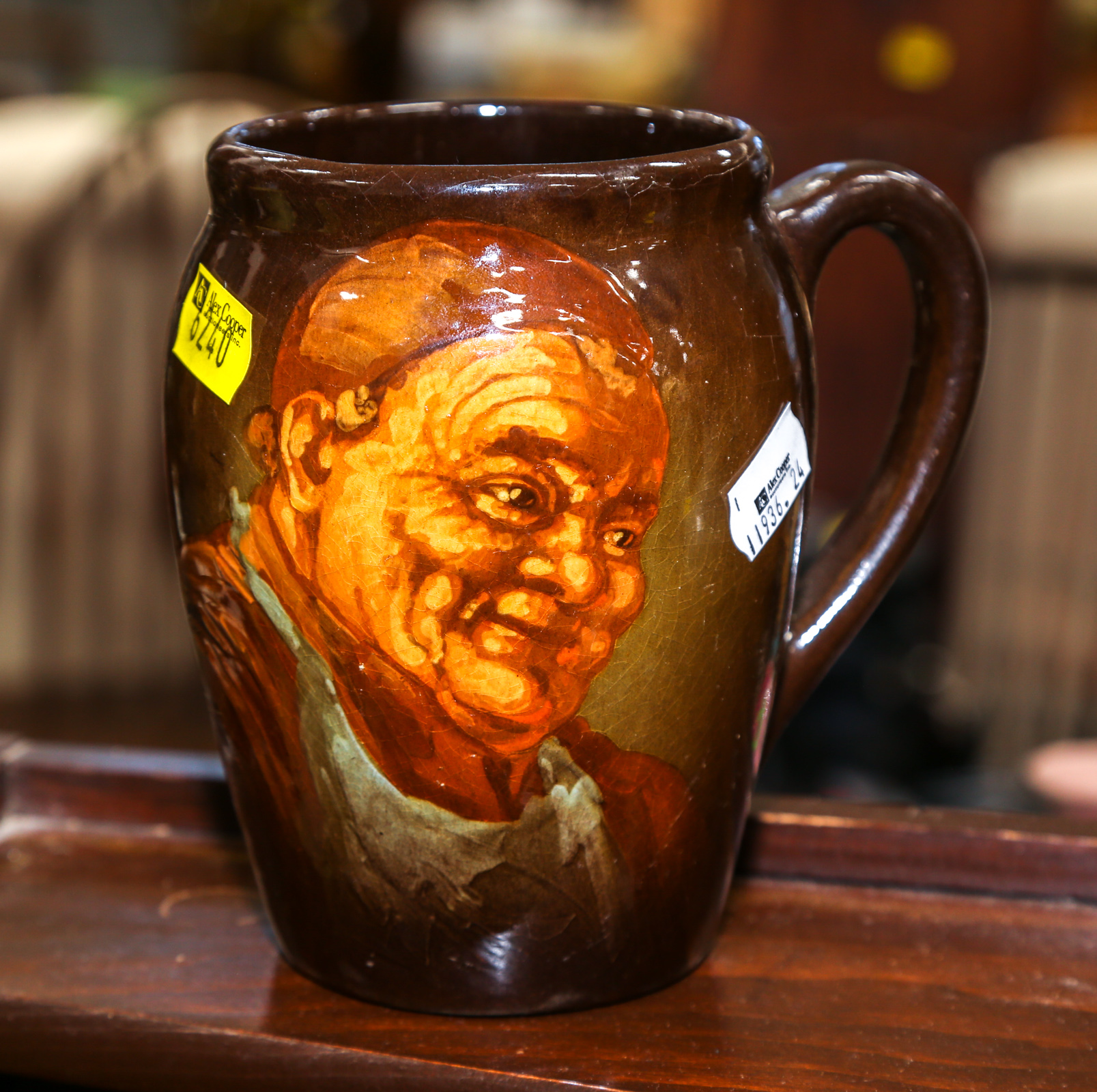 WELLER "LOUWELSA" ART POTTERY MUG