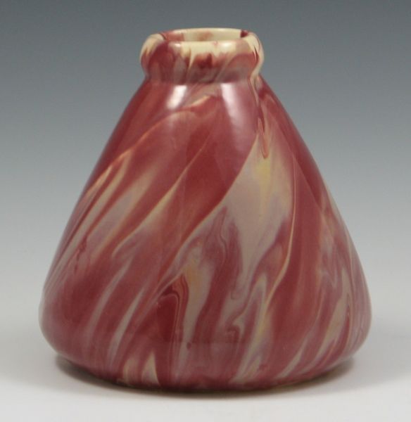 Weller Marbelized Vase marked