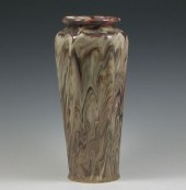Weller Marbelized Vase marked