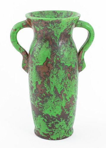 WELLER POTTERY COPPERTONE DOUBLE
