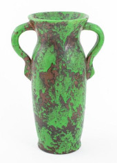 WELLER POTTERY COPPERTONE DOUB