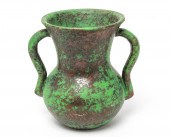 WELLER POTTERY COPPERTONE DOUB