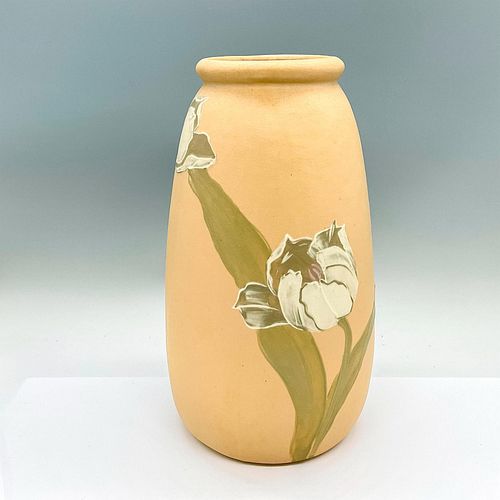 WELLER POTTERY FLORAL VASE,