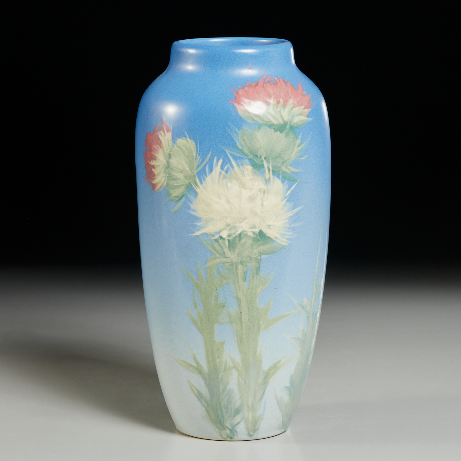 WELLER POTTERY, HUDSON LINE VASE,