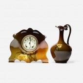 Weller Pottery. Louwelsa clock