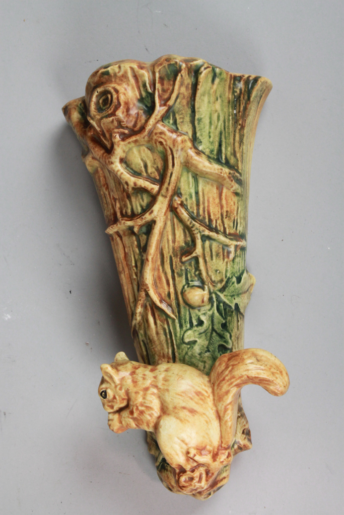 WELLER POTTERY WOODCRAFT WALL