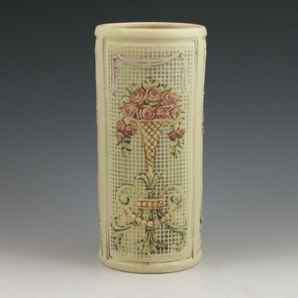 Weller Roma Dupont cylinder vase.