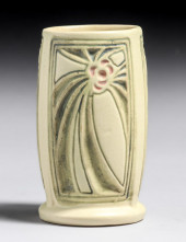 WELLER ROMA FOUR-PANEL VASE C1
