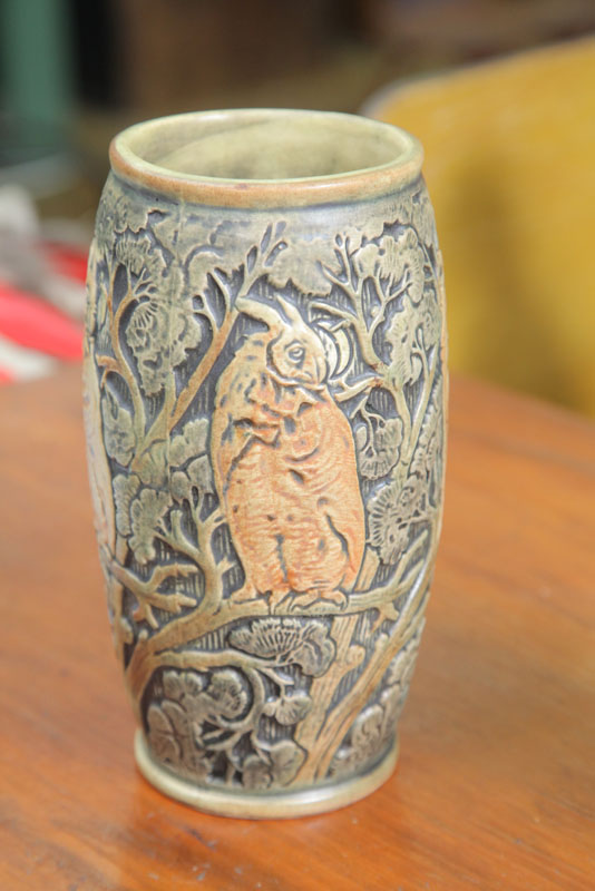 WELLER VASE. Ovoid vase in the
