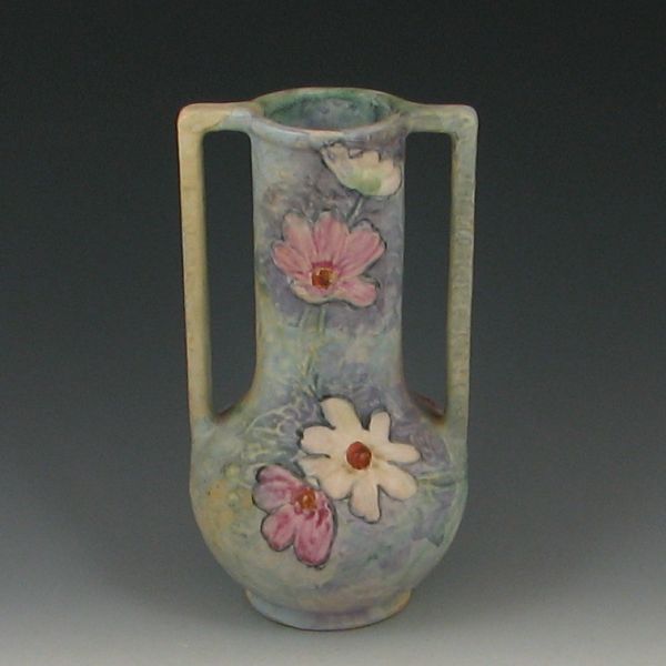 Weller Vase purple blue pink and