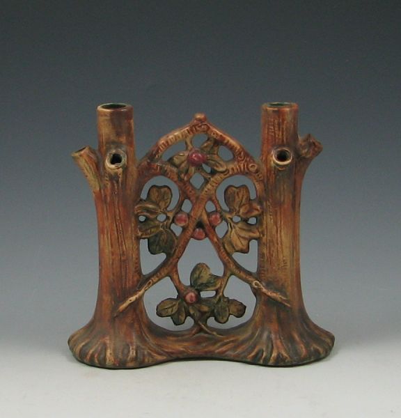 Weller Woodcraft Double Bud Vase
