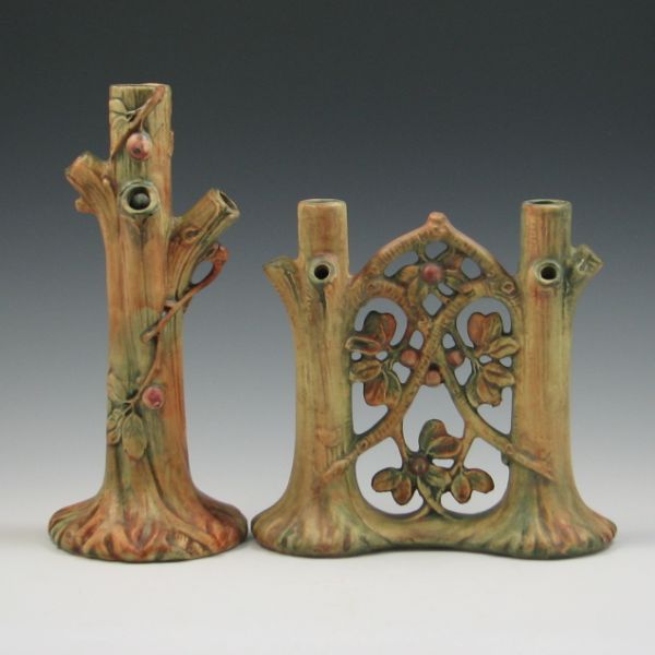 Weller Woodcraft Vase and Double