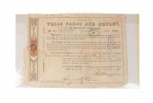 WELLS FARGO AND CO. STOCK CERT