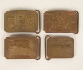 Wells Fargo bronze belt buckle