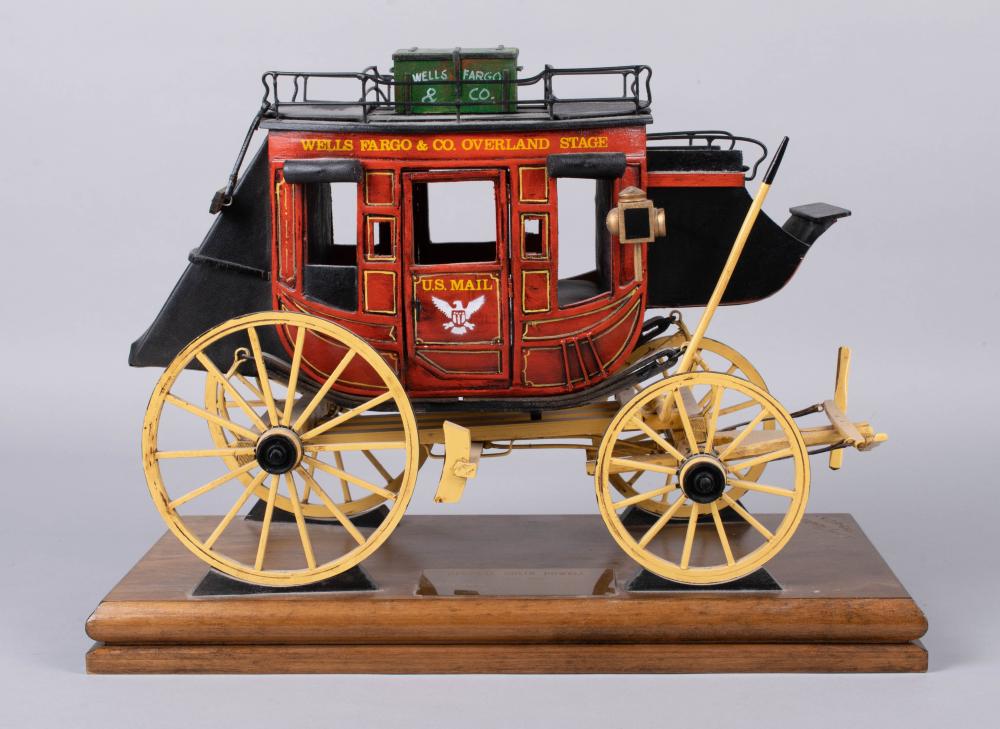 WELLS FARGO STAGECOACH PRESENTED TO