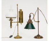 Welsbach Company brass desk la