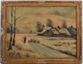 WELSCH (AMERICAN, XX) OIL ON C