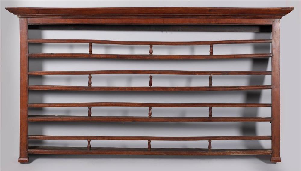 WELSH CHERRY PLATE RACK, 19TH