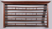 WELSH CHERRY PLATE RACK, 19TH