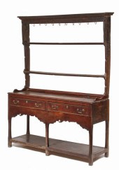 WELSH CUPBOARD - 18th c Two Pa