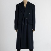 WELSH & JEFFERIES NAVY WOOL OV