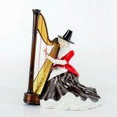 WELSH LADY TELYNORES HARPIST H