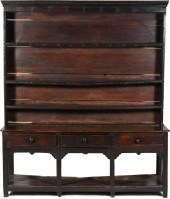 WELSH OAK CUPBOARD, LATE 18TH