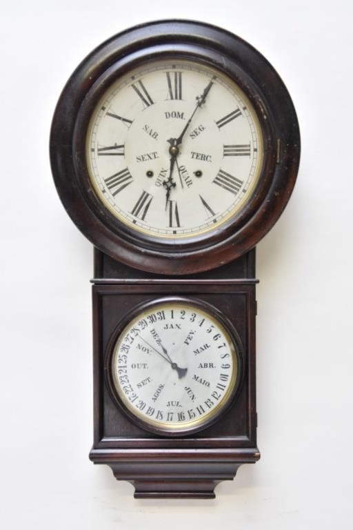 Welsh perpetual 8-day double dial