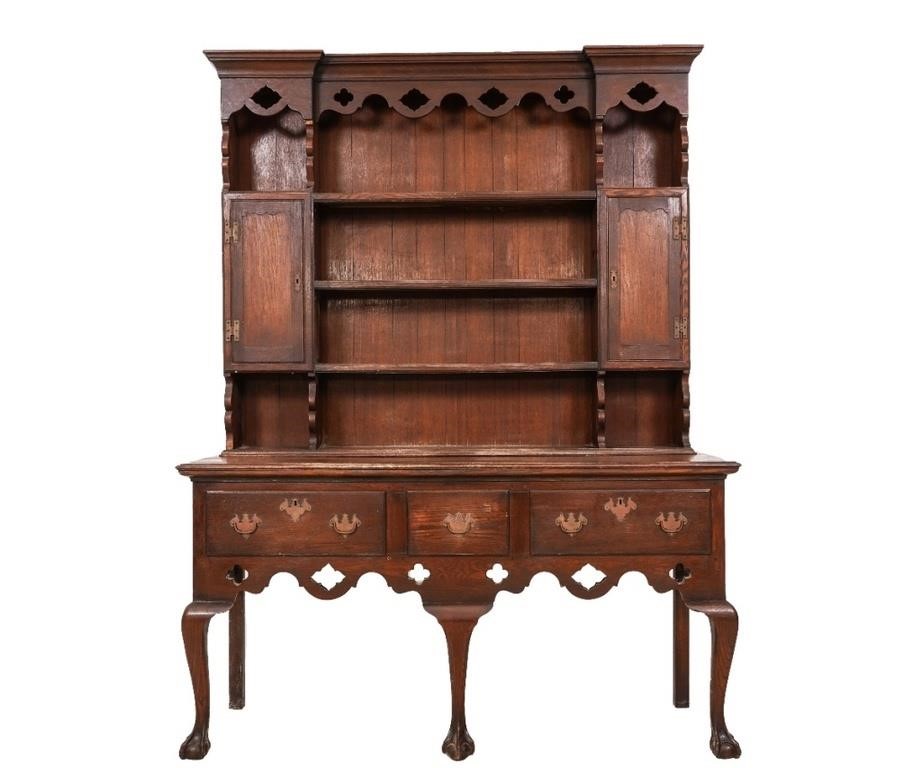 Welsh style two-part dresser, circa