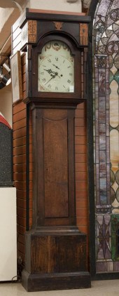 WELSH TALL CASE OAK FLOOR CLOC