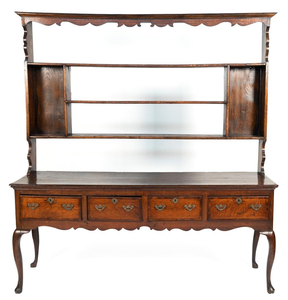 WELSH TWO-PIECE CUPBOARD 19TH