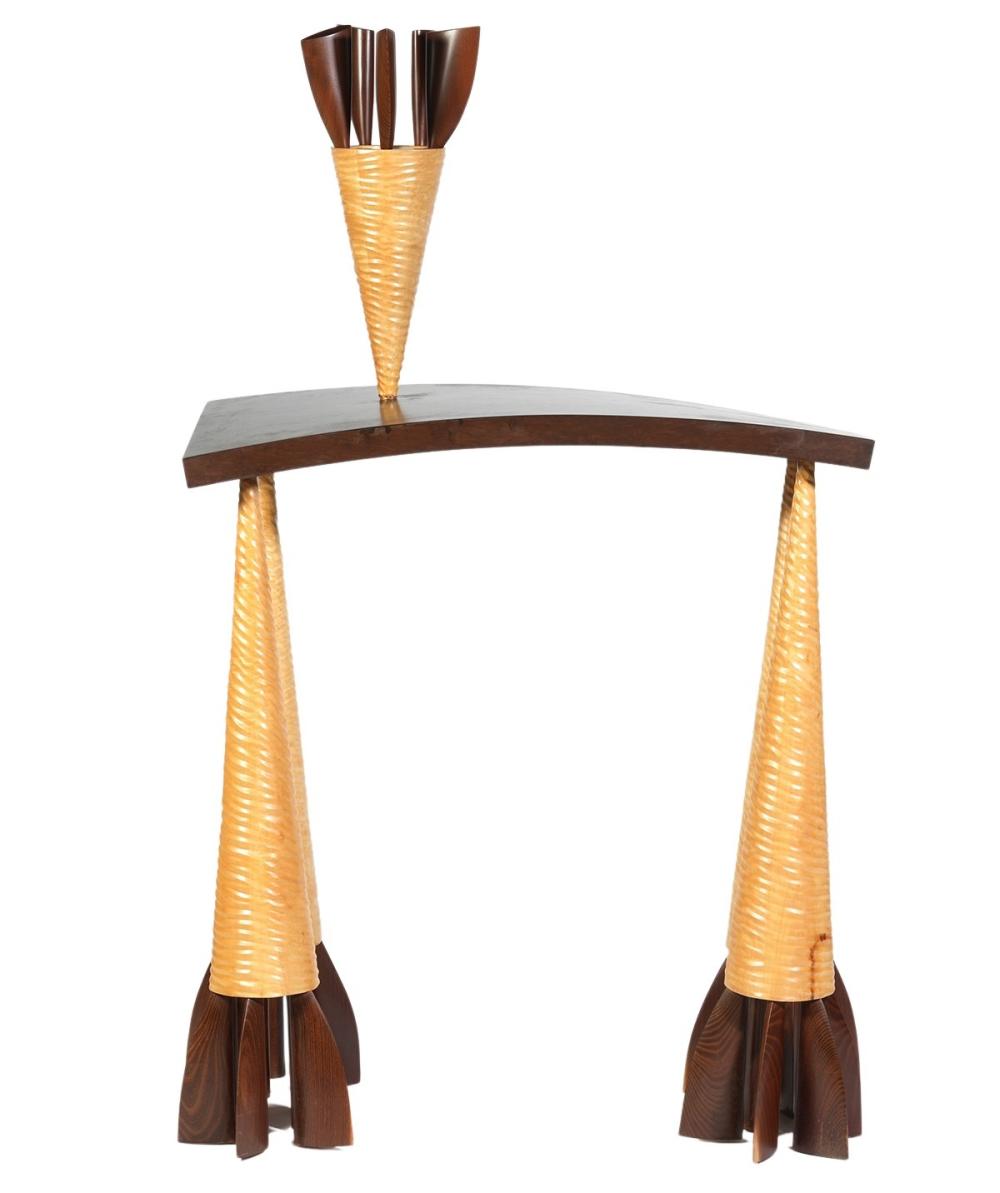 WENDELL CASTLE WHIMSICAL CONSOLE