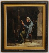 WENDELL MACY OIL ON CANVAS "TH