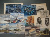 WENDELL, Ray. Lot of 13 World