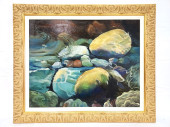 WENDY KLEIN ABSTRACT OIL ON CA