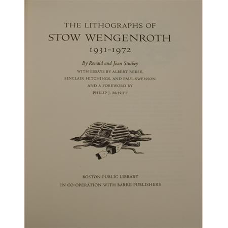 [WENGENROTH, STOW] Two books. 	 