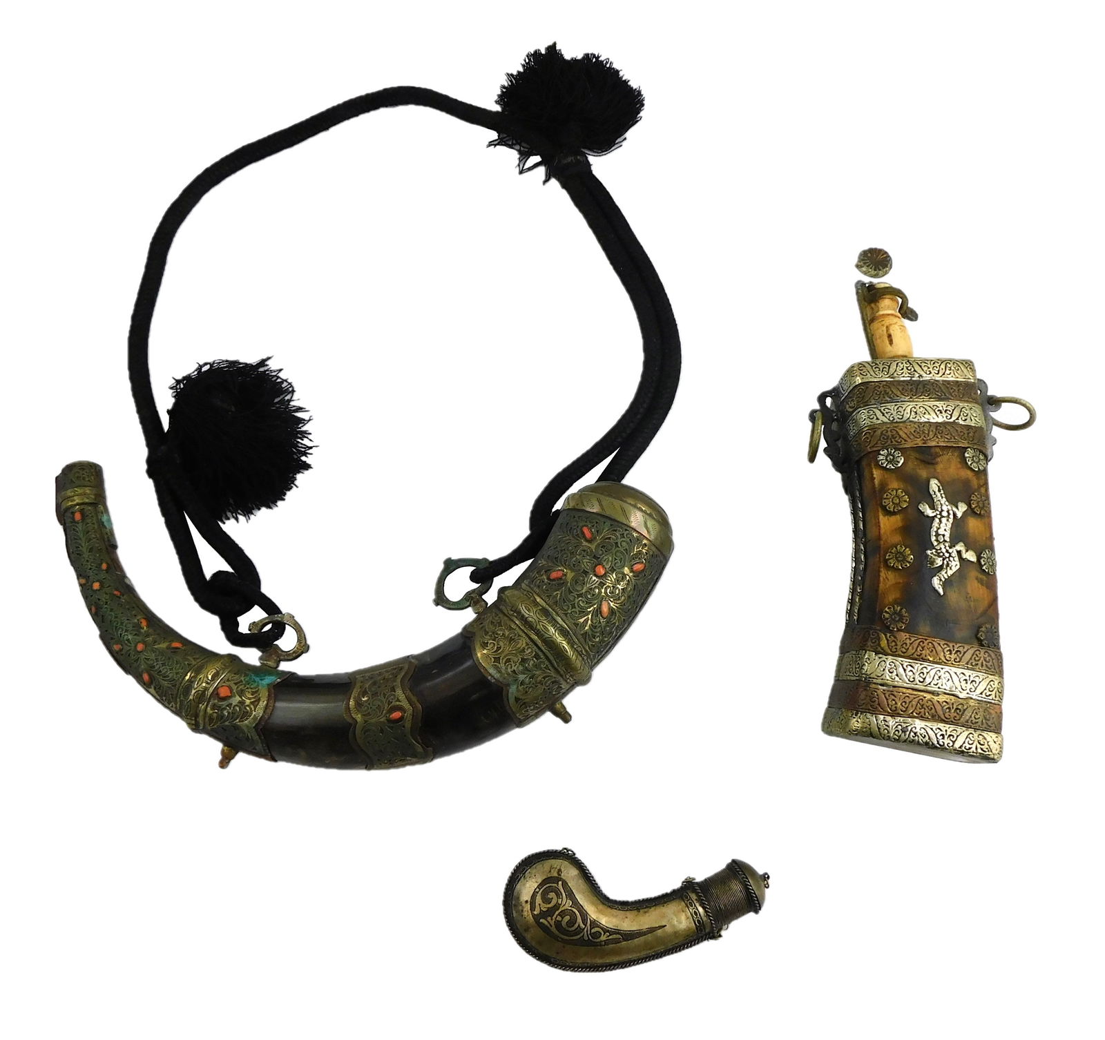 WEPAONS: THREE NORTH AFRICAN POWDER
