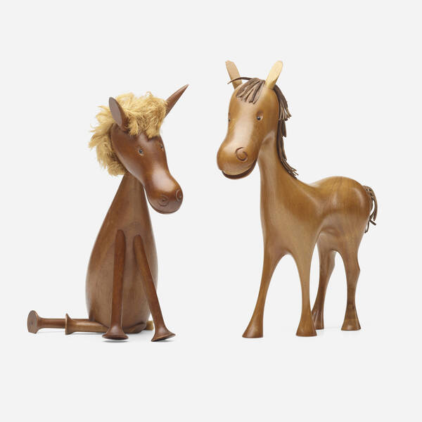 Werkstätte Hagenauer. Horses, set