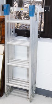 WERNER FOLDING ALUMINUM LADDER