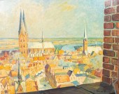 WERNER REUTER OIL ON CANVAS CI